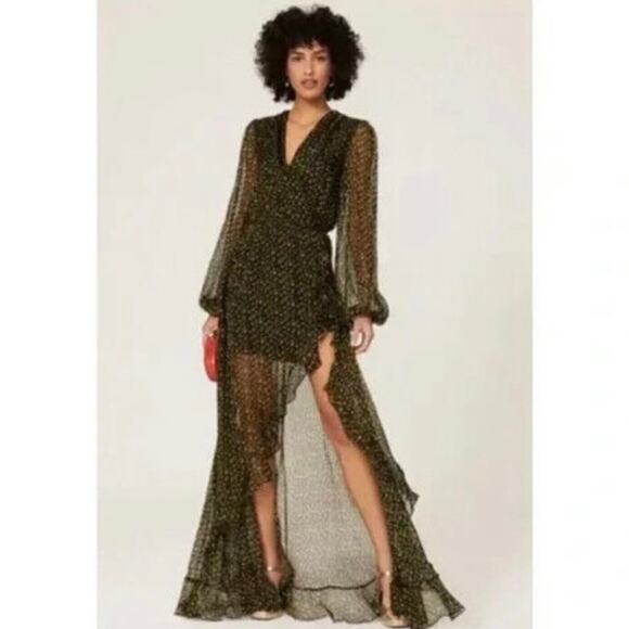 Caroline Constas Dresses & Skirts - Caroline Constas Vivian Winter Rose Dress Size Small